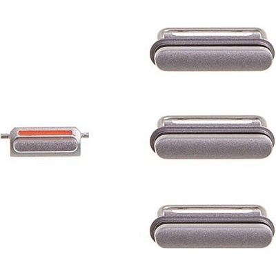 AppleMix Sada bočných tlačidiel pre Apple iPhone 6S (Napájanie + Hlasitosť + Stlmenie) - Vesmírne sivá - Kvalita A+