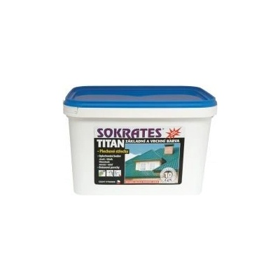 Sokrates Titan základní a vrchní barva na střechy 10kg 0535 zelený
