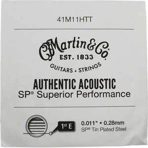 Martin&Co Martin 41M11HTT, Единична струна за акустична китара, Размер 0.11, E