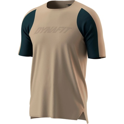 Dynafit Мъжка фланелка с къс ръкав за колоездене Dynafit Ride S/S Tee Cycling jersey - Rock Khaki / 3010 (056-3064-0413)