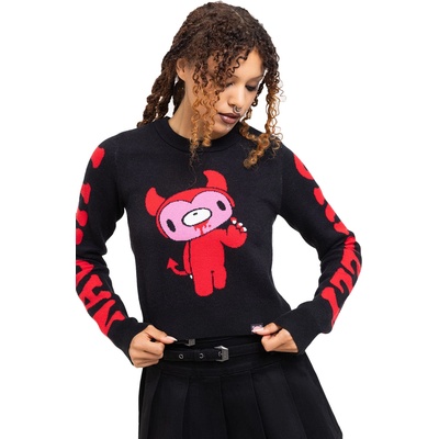 KILLSTAR дамски пуловер KILLSTAR x GLOOMY the Naughty Grizzly - Naughty Grizzly - Черен - KSRA010706