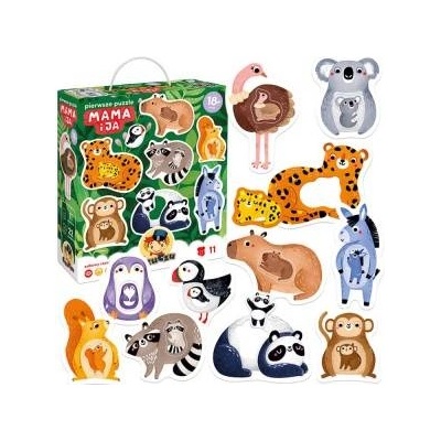 Bright Junior Media CzuCzu First puzzle Mommy and me 18+ months 22 pieces animalsZA5557