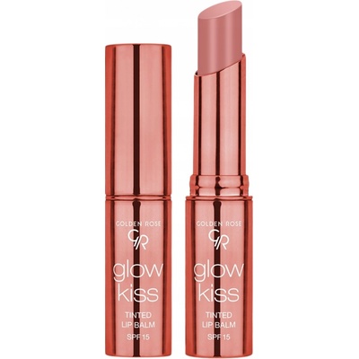 Golden Rose Glow Kiss balzam na pery 01 Vanilla Latte 3 g
