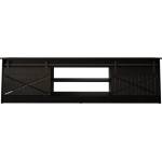 Cama meble Шкаф RTV GRANERO 200x56.7x35 черен/черен гланц (GRANERO RTV CZ)