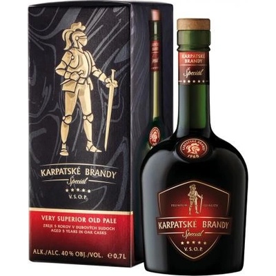 Karpatské Brandy Špeciál 40% 0,7 l (kartón)