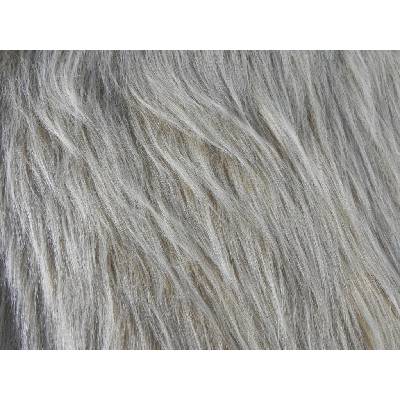 Umelá kožušina, béžová, 90 mm vlas metráž: min. 0,2 bm