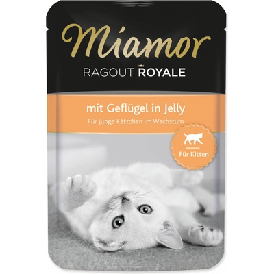 Miamor Ragout Royale Kitten drůbež jelly 22 x 100 g