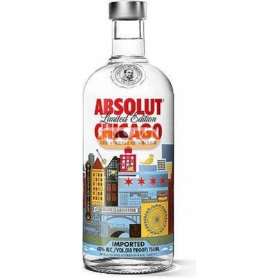 Absolut Chicago LE 40% 0,75 l (holá láhev)