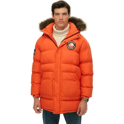 SUPERDRY Анорак Superdry Everest Longline Baffled parka - Orange (Bold Orange)