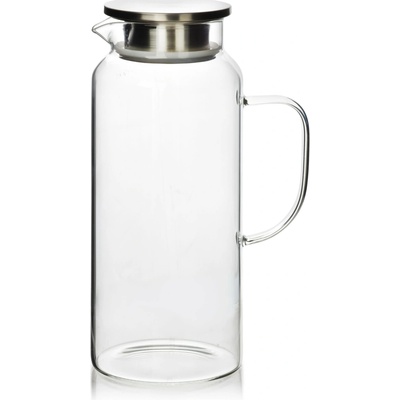 Mondex Skleněný džbánek s víkem CLARA 1,9 L transparentní – Zboží Dáma