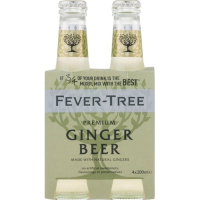 Fever Tree Ginger Beer 4 x 200 ml