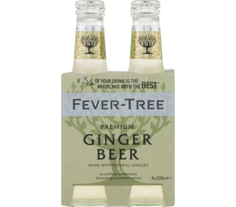 Fever Tree Ginger Beer 4 x 200 ml