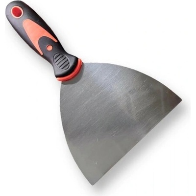 Špachtle nerezová, s gumovou, ergonomickou rukojetí 5"