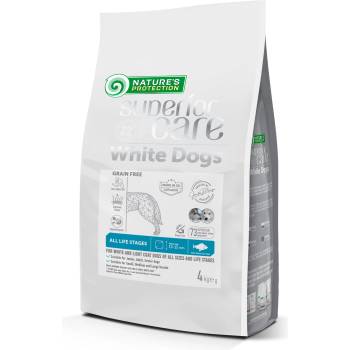 Nature's Protection Superior Care White Dogs Grain Free White Fish Всички размери и етапи от живота 4 кг