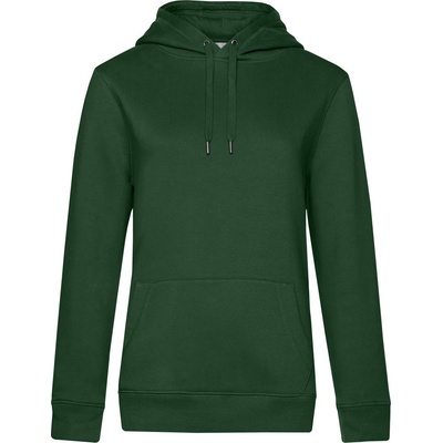 B&C Collection B&c queen hooded_° / Дамски суичър с качулка - бутилково зелено xl (01w02q54004)