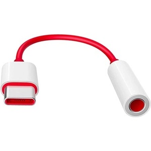 OnePlus Пасивен адаптер USB-C към 3.5 мм. за устройства с USB-C порт (червен) - OnePlus USB-C to 3.5mm Adapter (bulk)