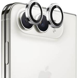 Blueo Протектор за камера за iPhone Duo - Sapphire Crystal Original Lens Glass - Blueo - Сребрист