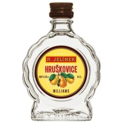 Rudolf Jelínek Hruškovica Williams MINI 42% 0,05 l (čistá fľaša)