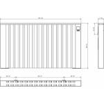 Tedan Акумулиращ радиатор Tedan Lamina 2300W (L2300L)