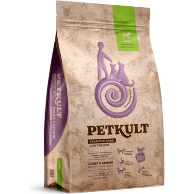 Petkult Dog Adult & Senior Low Calories Medium & Large Lamb 2 x 12 kg