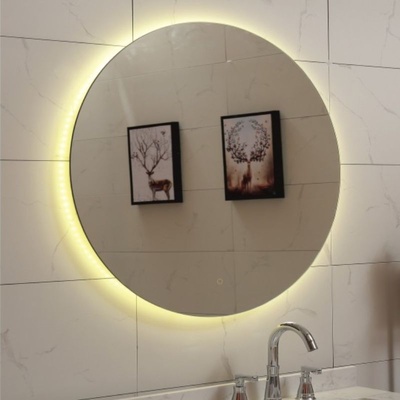 Inter Ceramic Огледало за баня с вградено LED осветление Rono 80 см, с нагревател и три вида светлина