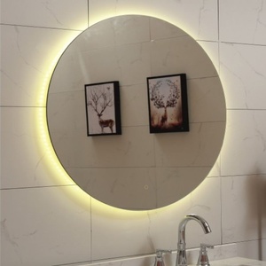 Inter Ceramic Огледало за баня с вградено LED осветление Rono 80 см, с нагревател и три вида светлина