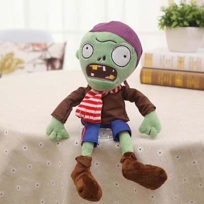 Plants Vs Zombies zelená Pirate Zombie 28 cm