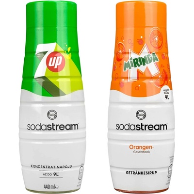 SodaStream 7UP a Mirinda 2 x 440 ml