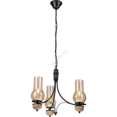 Brilagi - LED Пендел COTTAGE 3xE14/40W/230V бук/кафяв (BG1520A)
