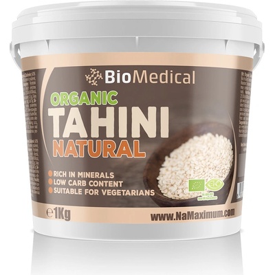 BioMedical Bio sezamová pasta Tahini Natural 180 g