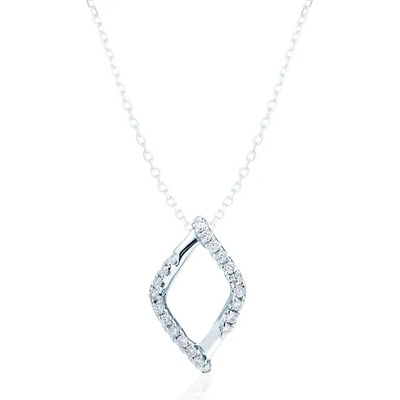 SAVICKI Висулка Savicki: бяло злато. диаманти