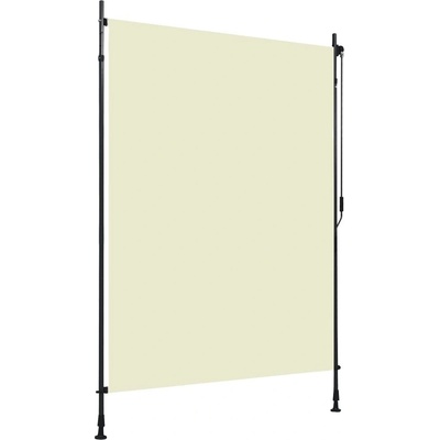 vidaXL Venkovní roleta 150 x 270 cm krémová