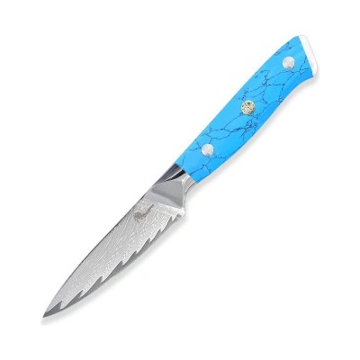 SOK Nůž loupací Petty 95 mm Blue Stone VG-10 Damascus