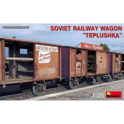 MiniArt Soviet Railway WagonTeplushka 1:35