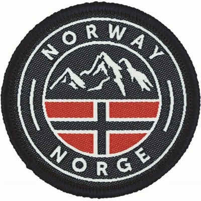 Nášivka NORWAY NORGE kulatá