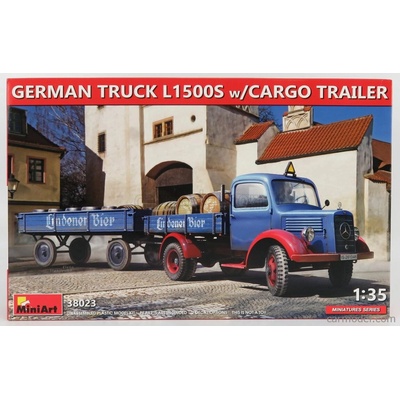 German Truck L1500S w/ Cargo Trailer 1:35