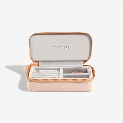 Stackers cestovní šperkovnice Blush Medium Travel růžová