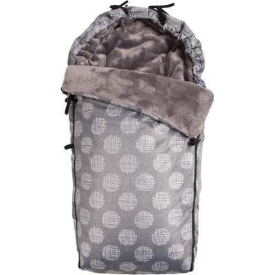 BabyMatex do kočárku Cocoon ŠEDOSTŘÍBRNÉ PUNTÍKY C04