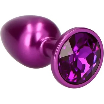 Image 1 of Toyz4Lovers Малко анално бижу в лилаво с кристал Pleasure Night
