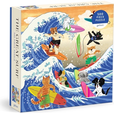 GALISON Štvorcové puzzle Veľká vlna 500 dielikov