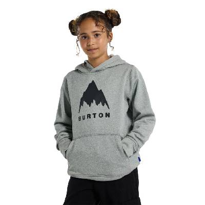 Technická mikina Burton Kids Oak Pullover Hoodie grey heather JR S 24/25 - Odesíláme do 24 hodin