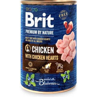 Brit Premium by Nature Пилешко с пилешки сърца 400г
