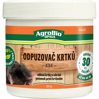 AgroBio Kouzlo přírody Odpuzovač krtků 30 ks