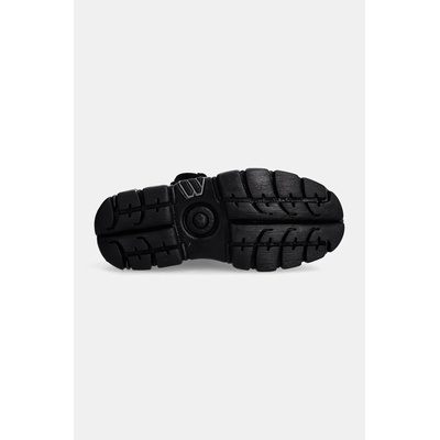 Кожени маратонки New Rock Itali Negro + Nomada Negro + Tower Negro Acero (M.106.S1)