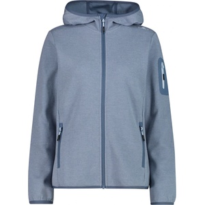 CMP Дамско поларено яке CMP Women's Jacket Fix Hood with Sleeve Pocket Fleece jacket - Space / Sky Blue - размер 36 (EU) (105-7194-0512)