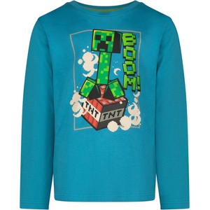 Minecraft Блуза с дълъг ръкав Minecraft Boom Blue, размер 152 (GC-MNCT-259_152)