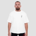 GymBeam Тениска Grind White XL