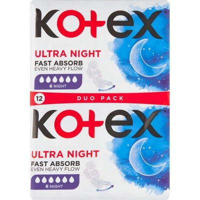Kotex Ultra Night 12 ks