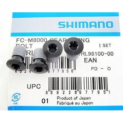 Shimano šrouby M8x9 pro kliky XT FC-M8000, 4 ks