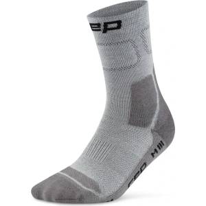 CEP Дамски туристически чорапи CEP Women's Hiking Light Cushion Socks Mid Cut Walking socks - Grey / Dark Grey - размер IV (207-1143-0313)